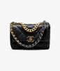 CHANEL 19 Large Flap Bag Black