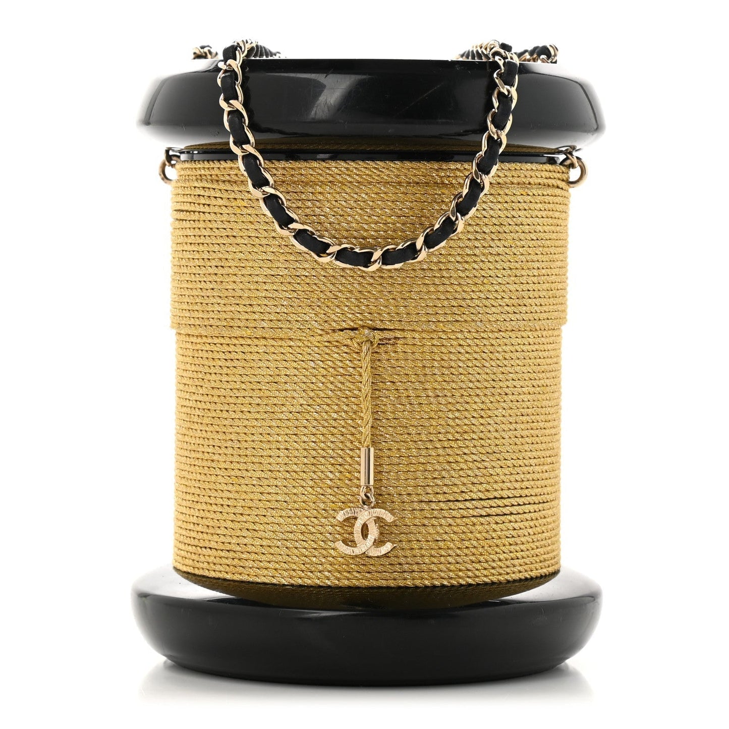 Chanel Luxury Leather Black Clutch Black Rovelle Bags