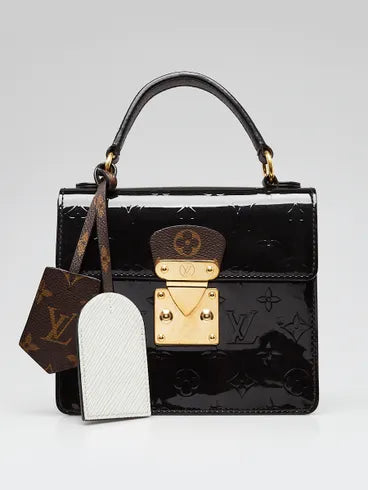 LOUIS VUITTON
Noir Monogram Vernis Leather Spring Street NM Bag