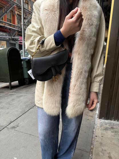 Christian Dior Black Mini Saddle Bag Rovelle Bags