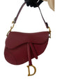 Dior Saddle Red Medium Grained Leather Shoulder Bag Rovelle Bags