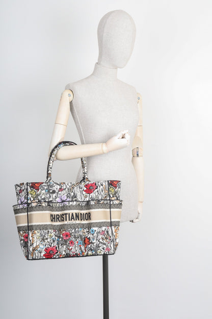 Dior Book Tote Canvas Tote Bag Rovelle Bags