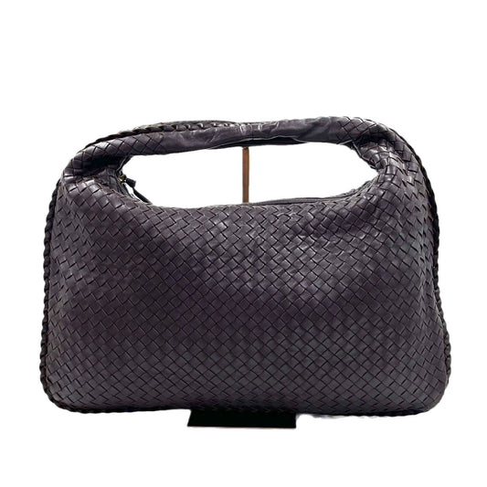 Bottega Veneta Hobo Bag Large Dark Brown Lambskin leather
