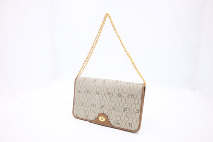 Dior Shoulder Bag in Beige Honeycomb Canvas Rovelle Bags