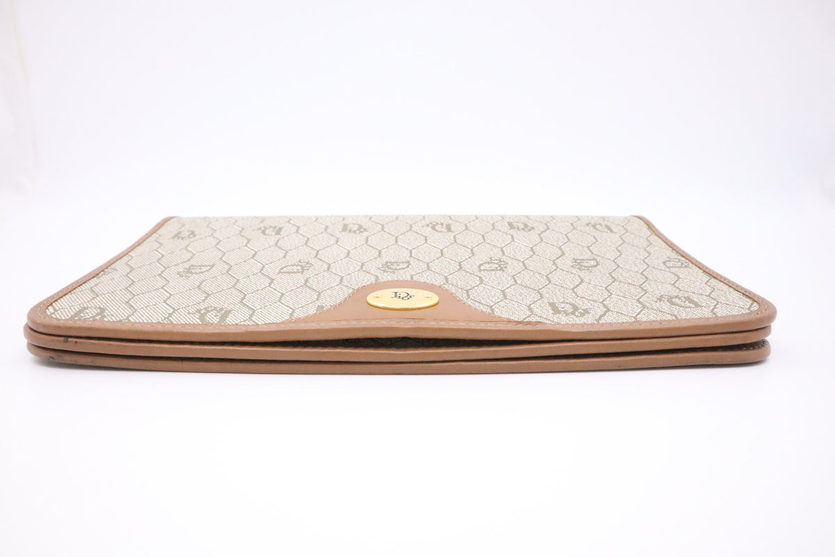 Dior Shoulder Bag in Beige Honeycomb Canvas Rovelle Bags