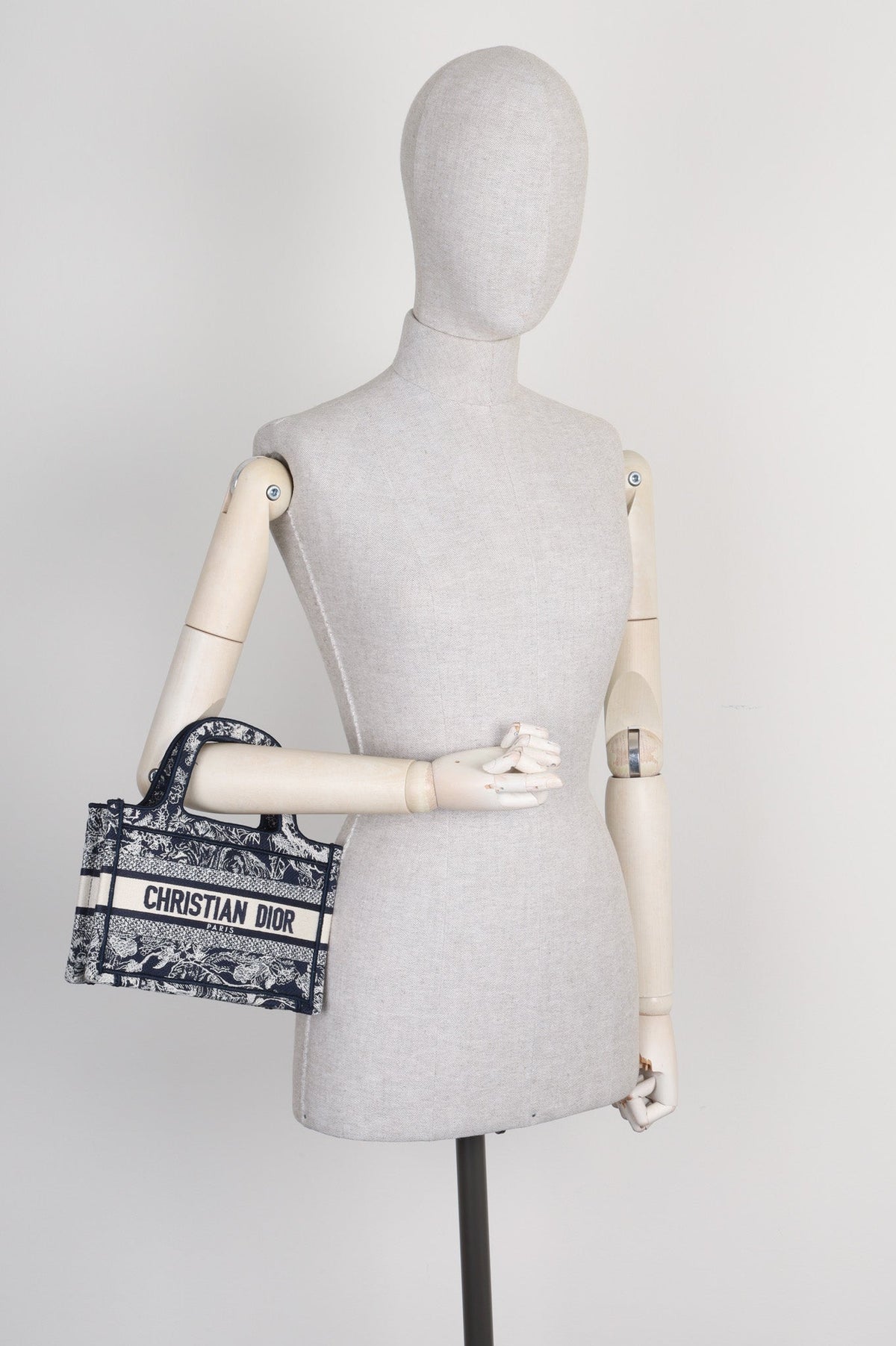 Dior Book Tote Mini Canvas Tote Bag Rovelle Bags