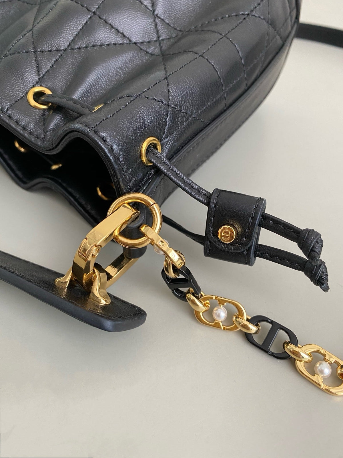 Dior Chain Leather Crossbody Bag Rovelle Bags