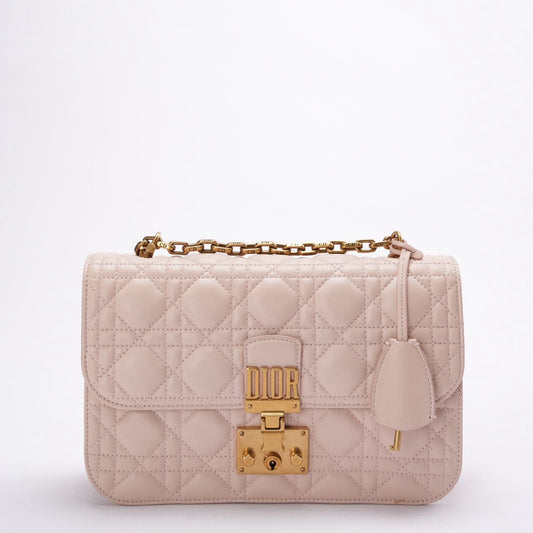 Christian Dior Pink Small Flap Shoulder Bag Lambskin 2017 Rovelle Bags