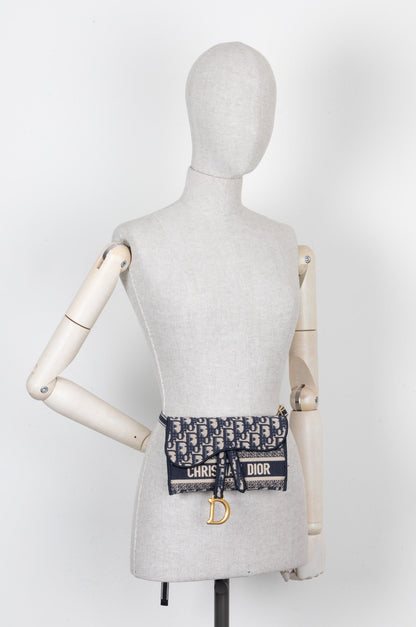 Christian Dior Saddle Belt Pouch Oblique Canvas Rovelle Bags