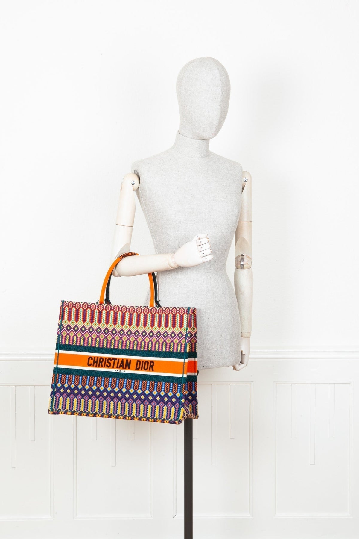 Dior Book Tote Canvas Tote Bag Rovelle Bags