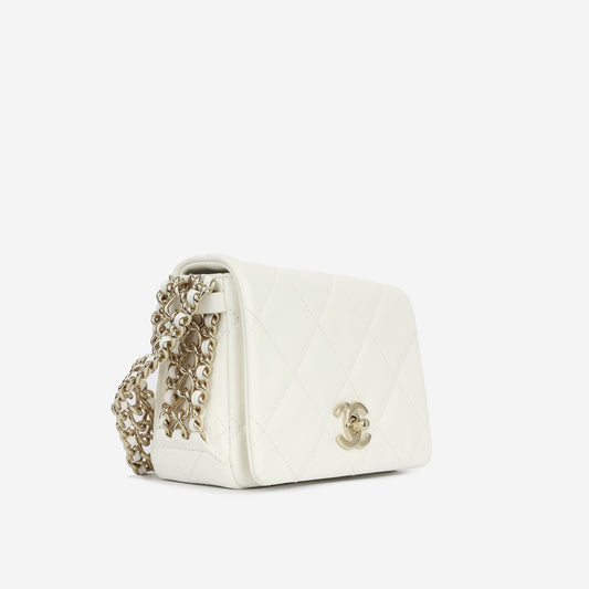 Chanel Seasonal Chain Rows Square Flap Rovelle Bags