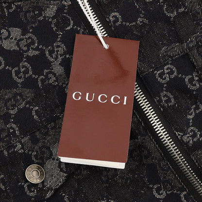 Gucci Splatter-Paint Hooded Down Jacket