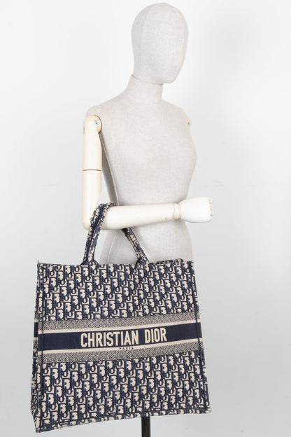 Dior Book Tote Oblique Blue Tote Bag Style 19 Rovelle Bags
