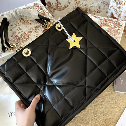 Dior Chain Leather Tote Bag Rovelle Bags