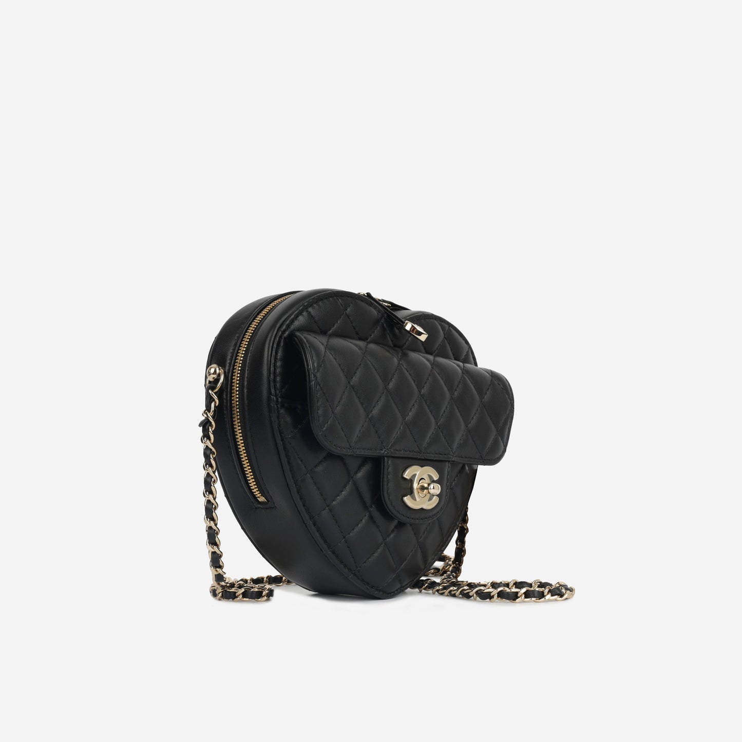 Chanel Luxury Lambskin Black Handbag Style 7 Rovelle Bags