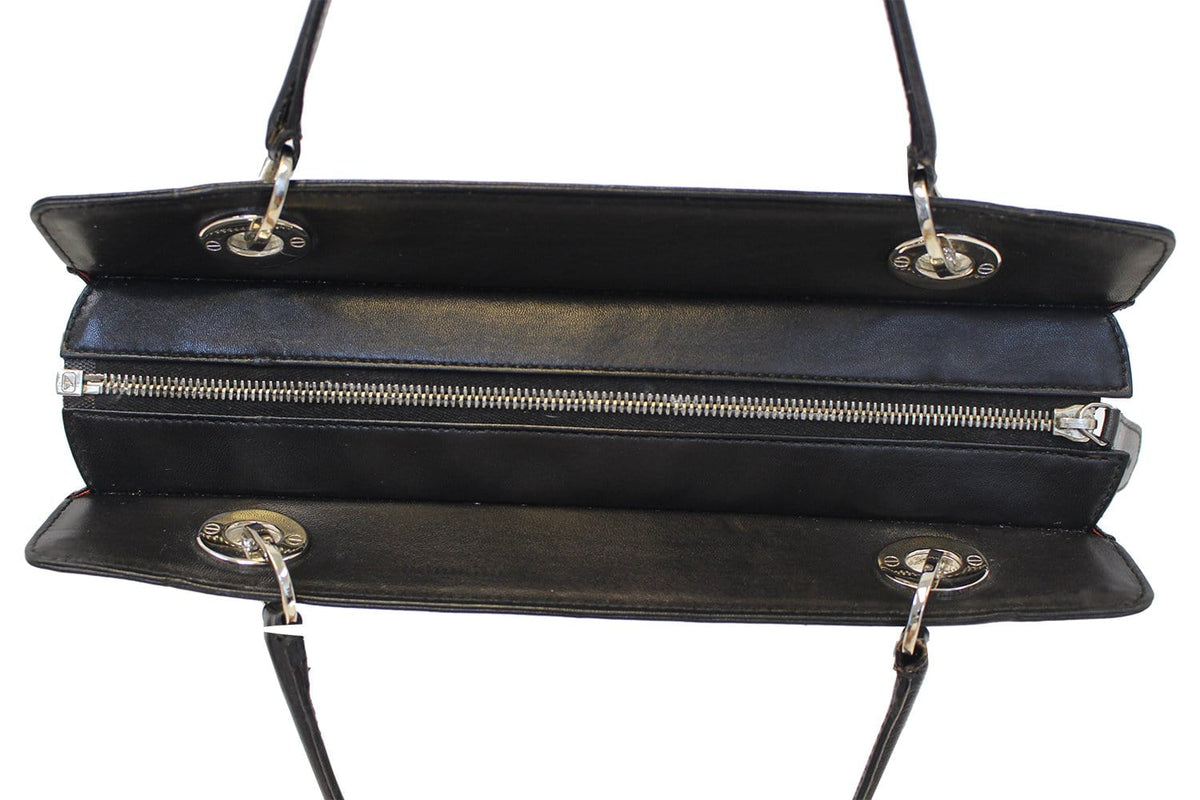 CHRISTIAN DIOR Black Studded Lady Dior Shoulder Bag Rovelle Bags