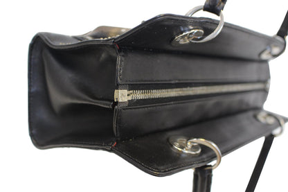 CHRISTIAN DIOR Black Studded Lady Dior Shoulder Bag Rovelle Bags