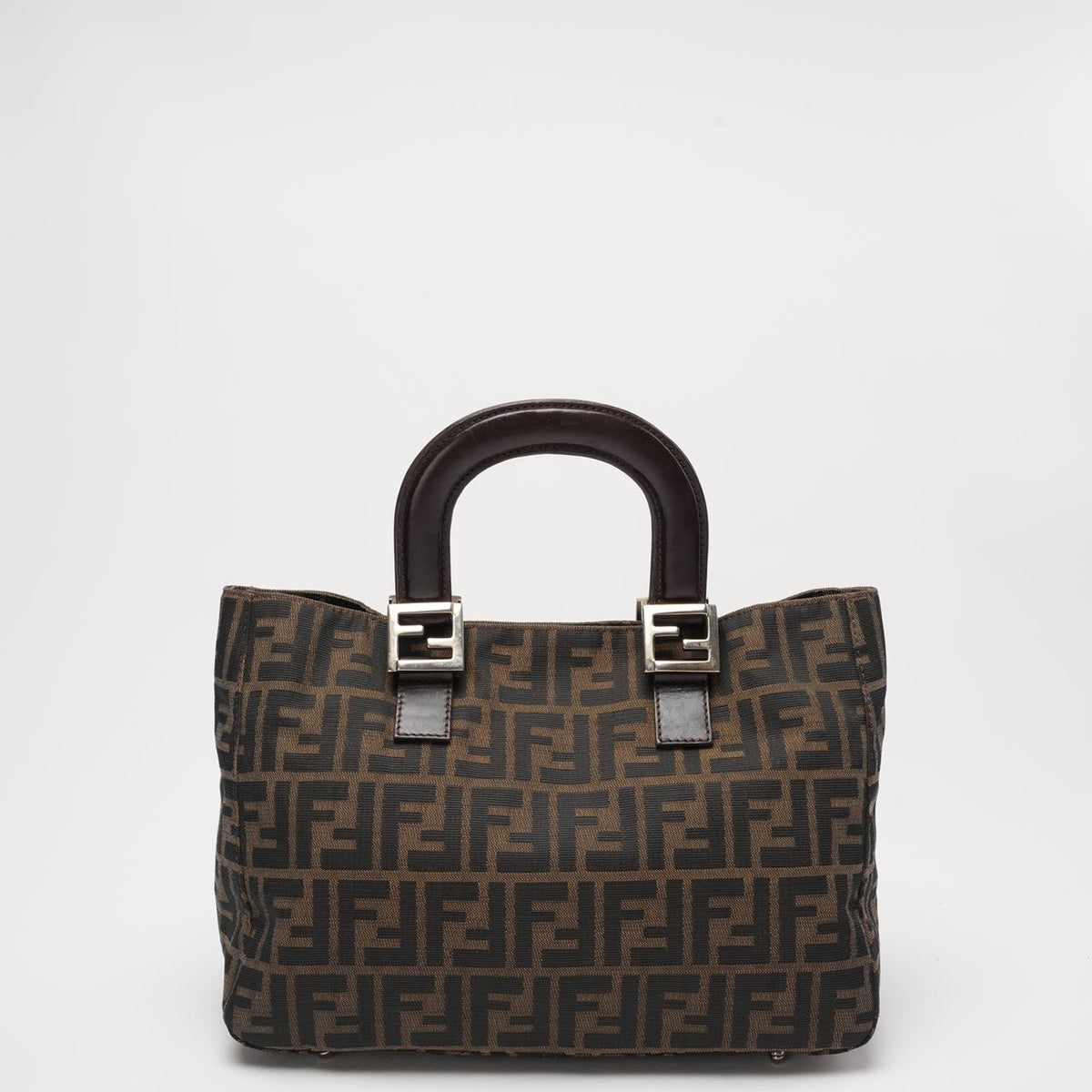 Fendi Small Tote Bag Brown Rovelle Bags