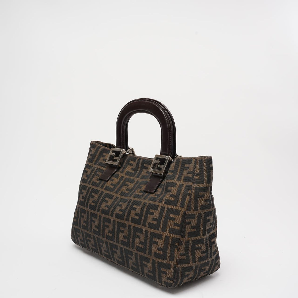 Fendi Small Tote Bag Brown Rovelle Bags