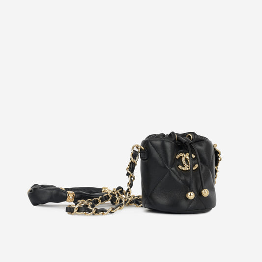 Chanel Micro Bucket Bag On Chain Rovelle Bags