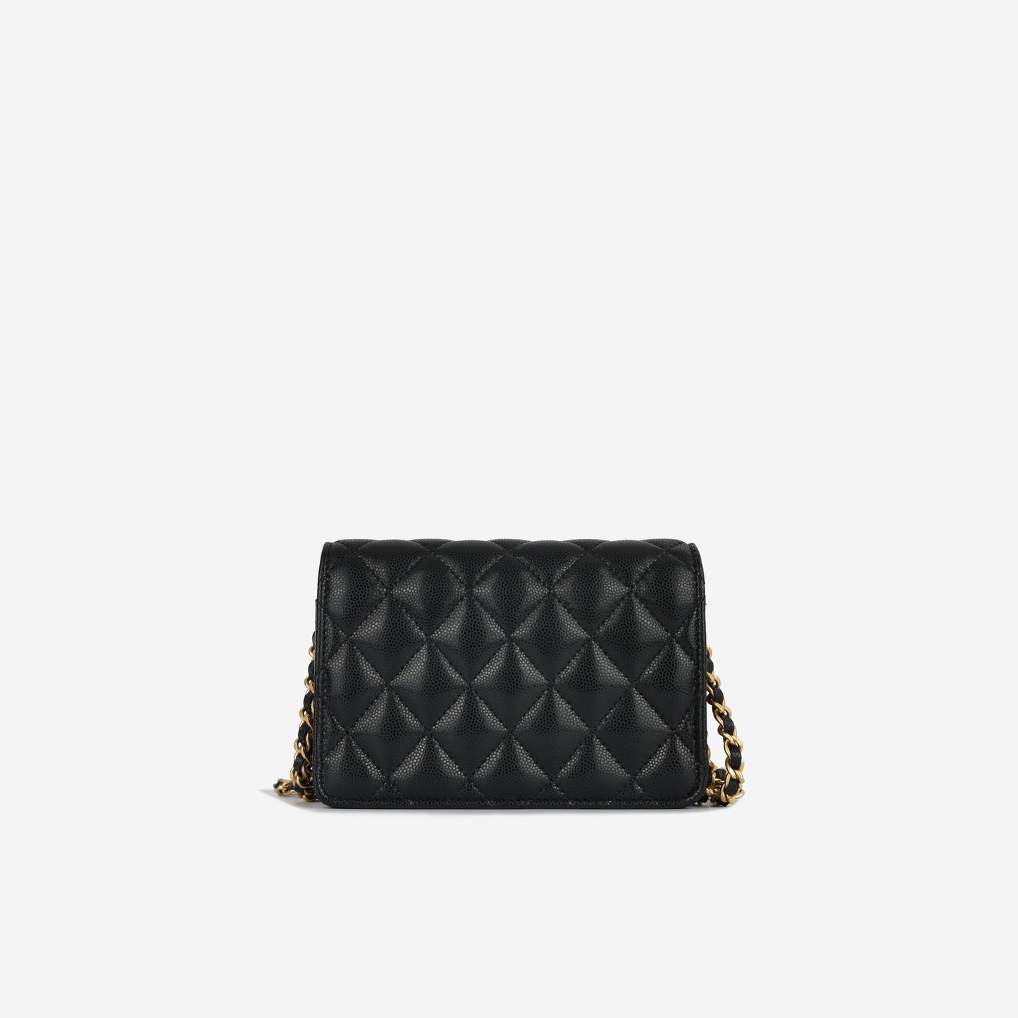 Chanel Luxury Lambskin Black Clutch Style 6 Rovelle Bags