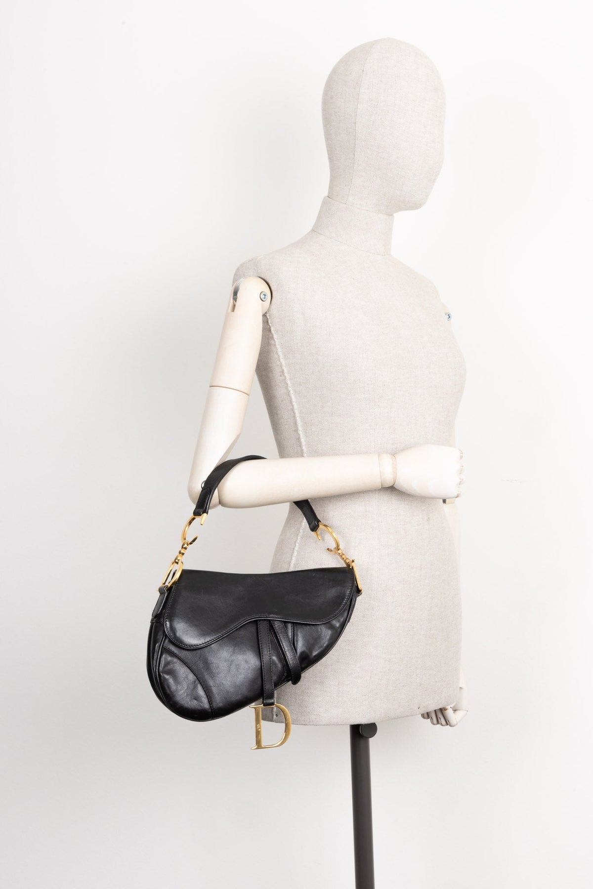 Christian Dior Saddle Bag Black Rovelle Bags