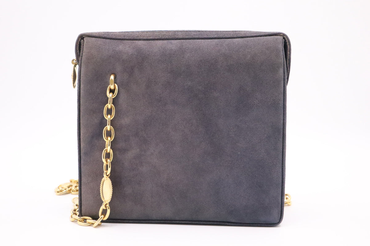 Dior Shoulder Bag in Blue Suede Rovelle Bags