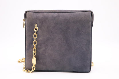 Dior Shoulder Bag in Blue Suede Rovelle Bags