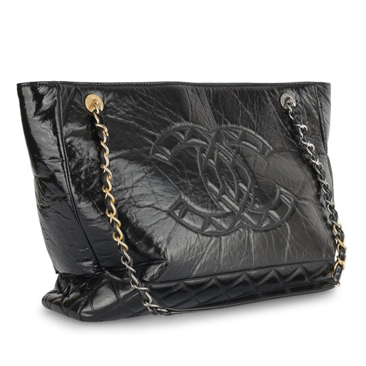 Chanel Medium Cc Tote - Glazed Calfskin Rovelle Bags