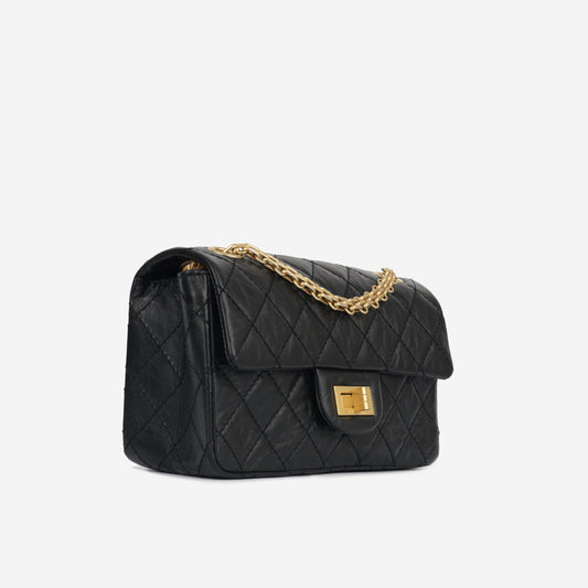 Chanel Mini Reissue 2 55 Handbag Lambskin Rovelle Bags