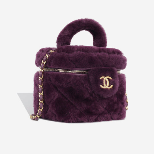 Chanel Vanity Lambskin Gold Clutch Style 3 Rovelle Bags