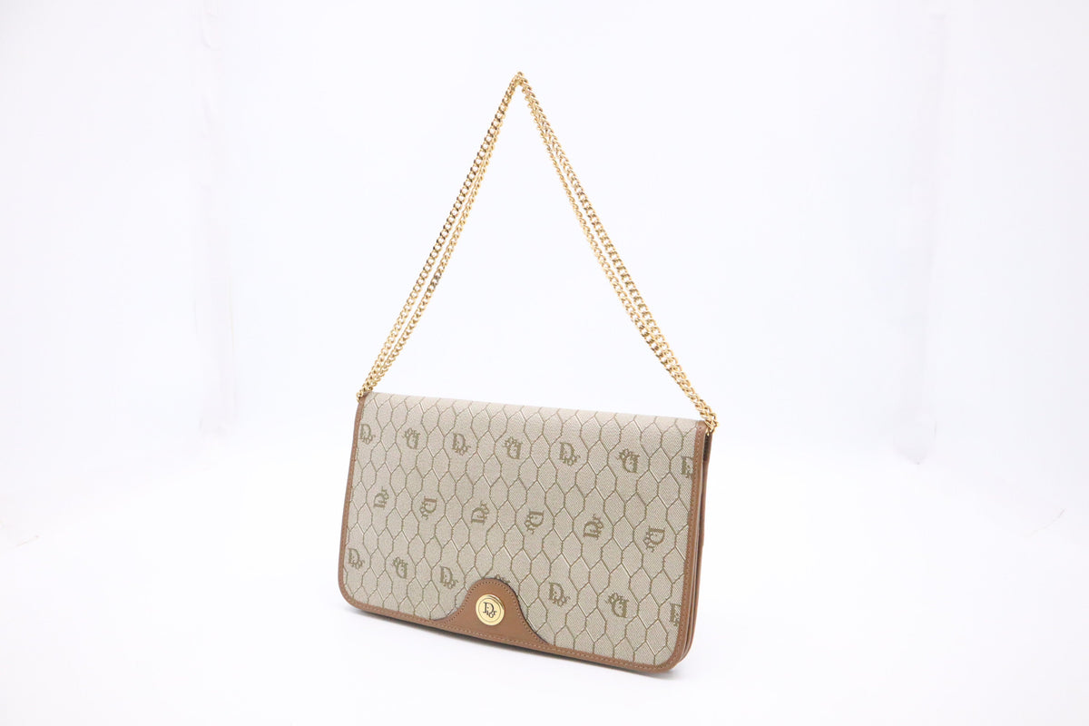 Dior Shoulder Bag in Honeycomb Canvas Rovelle Bags