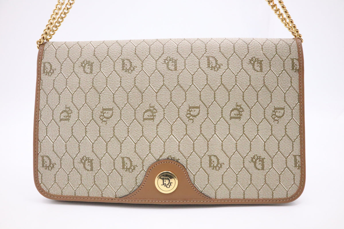 Dior Shoulder Bag in Honeycomb Canvas Rovelle Bags
