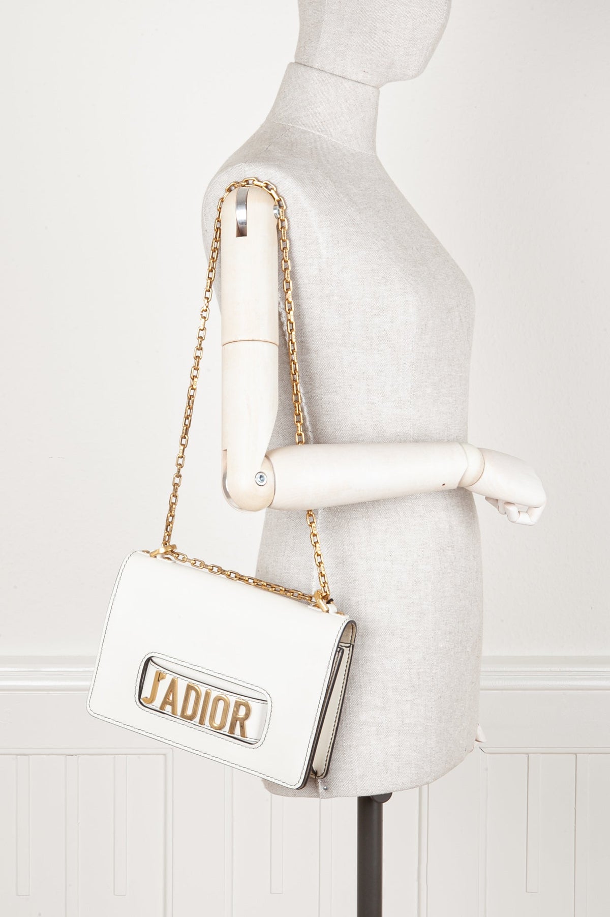 Christian Dior J'Adior Flap Bag White Rovelle Bags
