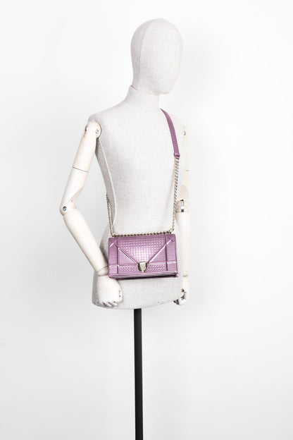 Christian Dior Diorama Bag Metallic Pink Rovelle Bags
