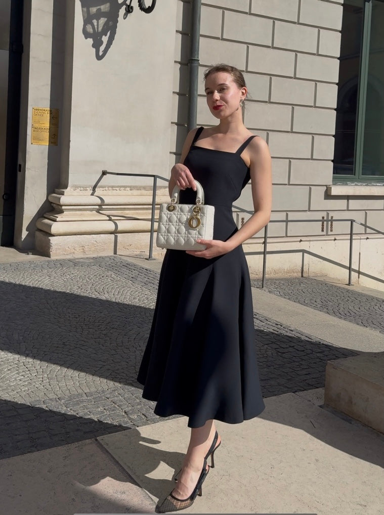 Christian Dior Small Lady Dior Bag In White Cannage Lambskin Leather With Gold Hardware Rovelle Bags