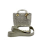 Lady Dior Small ABCdior Light Copper Gold Cannage Lambskin Handbag with ABC Strap Rovelle Bags