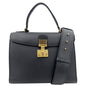 Christian Dior Dior Addict Leather Top Handle Crossbody Bag Black Rovelle Bags