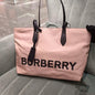 Burberry Small Rose Nylon Beige Tote Bag