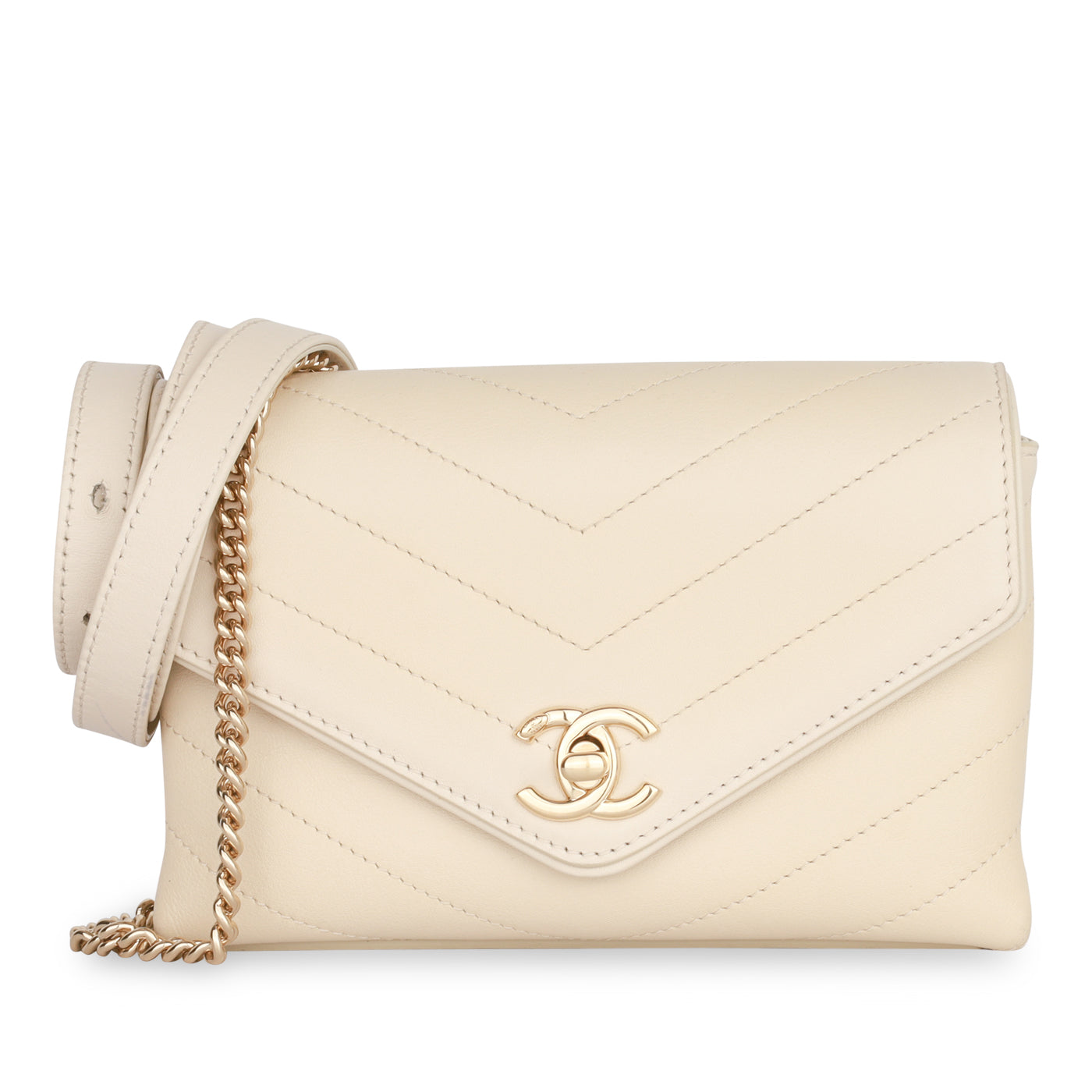 Chanel Luxury Lambskin Gold Handbag Style 6 Rovelle Bags