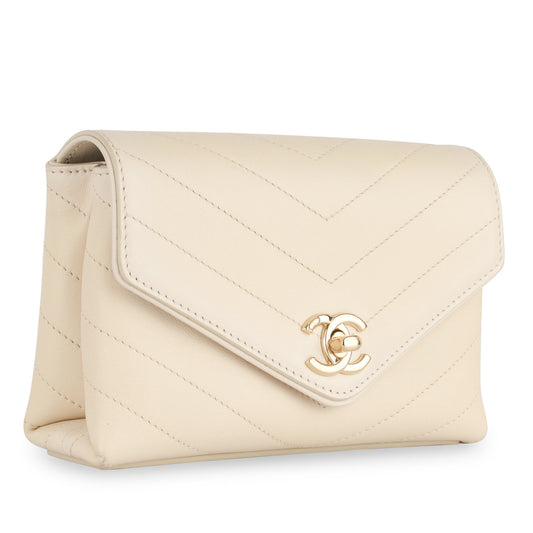 Chanel Luxury Lambskin Gold Handbag Style 6 Rovelle Bags