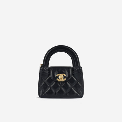 Chanel Kelly Lambskin Black Shoulder Bag Style 5 Rovelle Bags