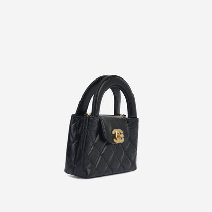 Chanel Kelly Lambskin Black Shoulder Bag Style 5 Rovelle Bags