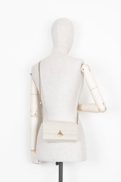 Christian Dior My Dior Top Handle Bag Cannage White Leather Rovelle Bags