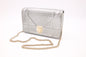 Dior Diorama Clutch on Chain in Silver Leather Rovelle Bags
