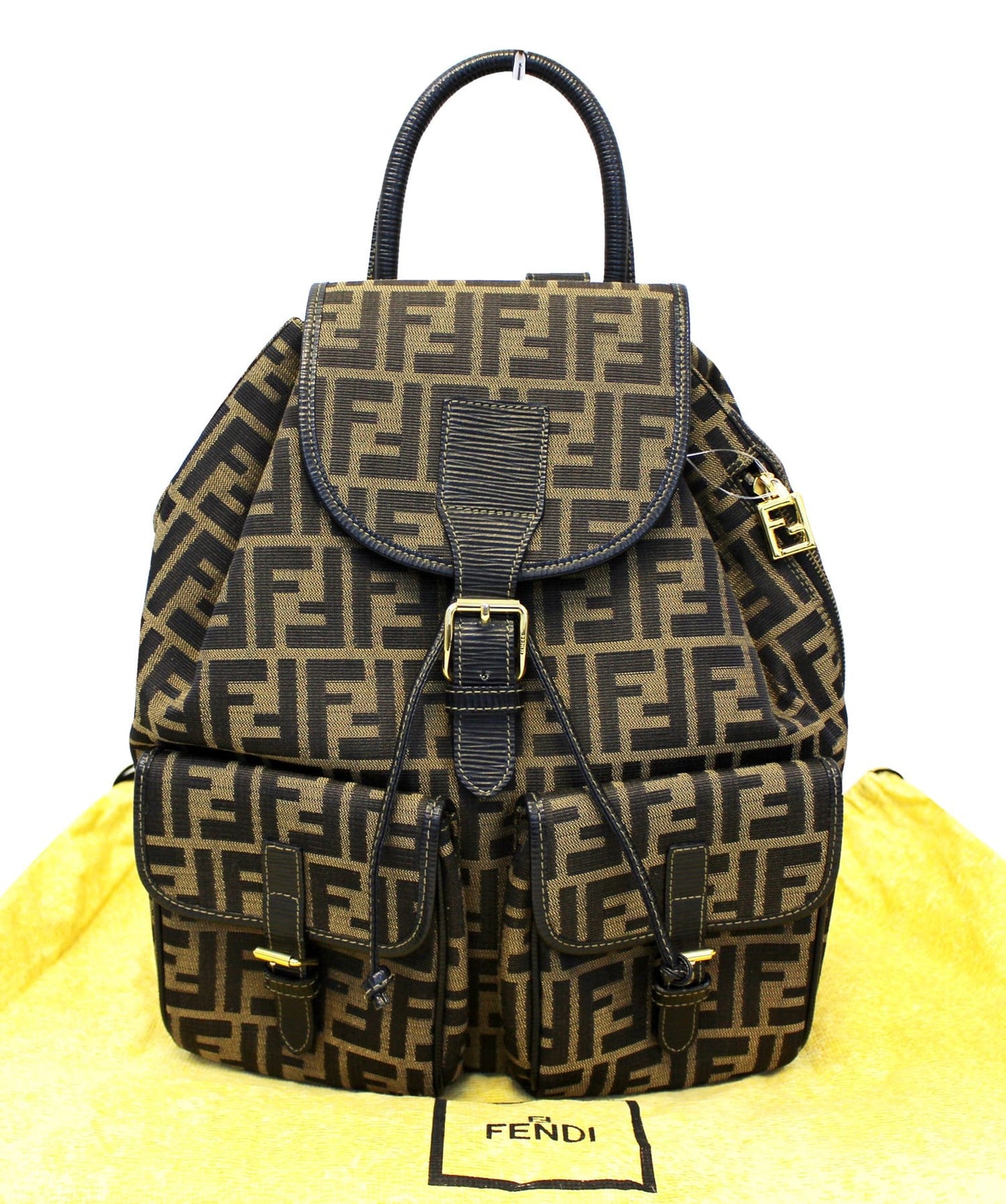 Fendi Luxury Canvas Red Backpack Style 4 Rovelle Bags