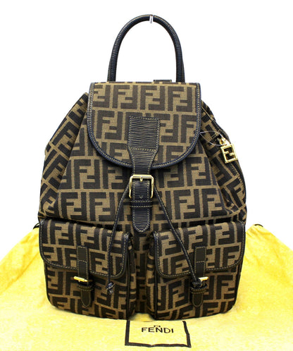 Fendi Luxury Canvas Red Backpack Style 4 Rovelle Bags