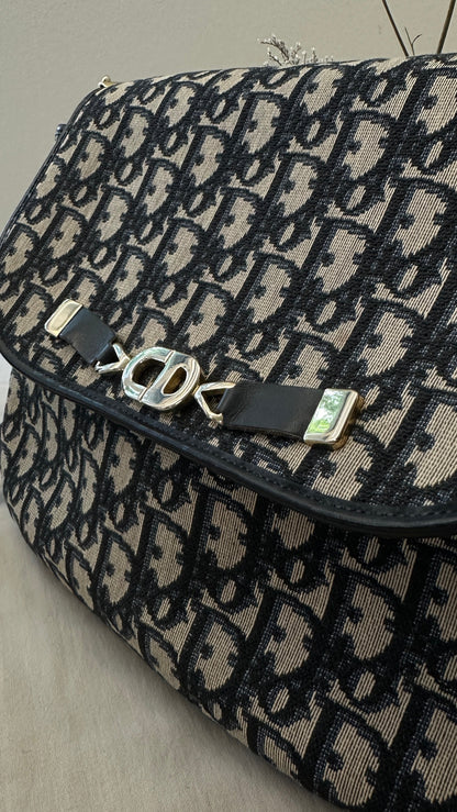Christian Dior Oblique Bag Blue Rovelle Bags