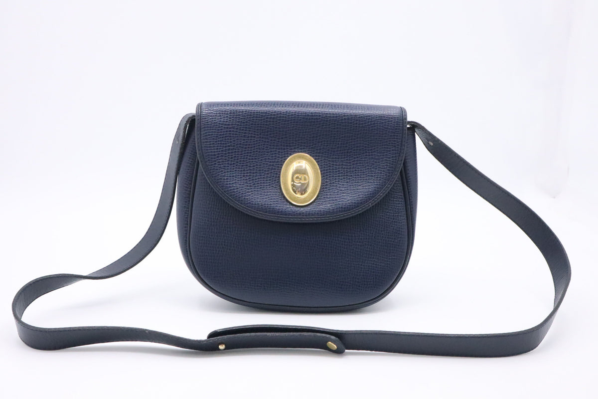 Dior Crossbody in Blue Leather Rovelle Bags