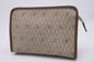 Dior Pouch in Beige Honeycomb Coated Canvas Rovelle Bags